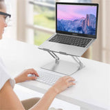 DTTLYQF Aluminum Alloy Laptop Stand for Office Use Foldable Heat Dissipation Adjustable Lazy Size