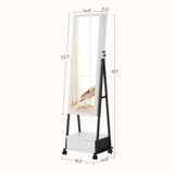 SONGMICS Floor-Standing Jewelry Cabinet Armoire
