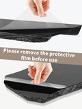 3-in-1 Ergonomic Keyboard Stand with Wrist Rest & Mouse Pad Set, Black Wave