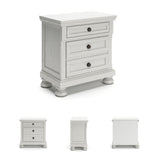 Signature Design by Ashley Robbinsdale Traditional 2 Drawer Night Stand, White