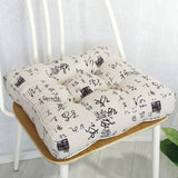 HXAZGSJY Chair Cushions for Dining Chairs Bohemian Soft Patio Chair Pads Indoor Office Home Kitchen Square Dining Chair Cushion Pillow Calligraphy 20"x20"x4"