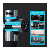 TECJHJZ Massage Gun, Massage Gun Muscle Stimulator Body Massager Fascial Gun Relax for Fintness Shaping for Gift