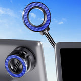 ZIDARO for MagSafe Car Phone Holder for Tesla Model 3/Y, Extended-Reach Arm Magnetic Mount for iPhone 17/16/15/14/13/12, 80+LBS Vacuum Suction Cup Mounts for Tesla Screen & Dashboard (Navy Blue)