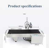 Tabletop Inkjet Printer with Automatic Conveyor Belt, Intelligent Positioning, Free Editing, Supports Multiple Languages and USB Import