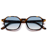 SOJOS Retro Square Polarized Sunglasses Womens Men SJ2674 Tortoise/Blue