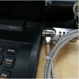 1Pcs Lock Laptop Computer Password Lock 1.2 Meters /1.1 Meters Wire Rope Protection Keys Lock Accessories(B1Pcs 1.8 Meters)