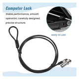 A01E-Computer Lock Laptop Lock Suitable for 6Mmx2.5Mm Lock Hole for Laptop Security Key Lock