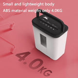 5-Sheet Cross Cut Paper Shredder 20l Heavy Duty Home Office Shredder for Credit Card Staple Clip with Transparent Window