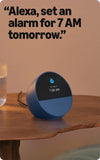 Amazon Echo Spot (newest model), Great for nightstands, offices and kitchens, Smart alarm clock, Designed for Alexa+, Ocean Blue