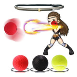 Boxing Reflex Ball 3 Difficulty Level Boxing Ball with Headband Suit for Reaction, Agility, Punching Speed, Fight Skill and Hand Eye Coordination Training for Kids and Adults HanQ