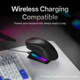 Rapoo VT3 MAX Gen-2 Wireless Gaming Mouse, True 8K Wireless Polling Rate, 53g Lightweight, Up to 750 Hr Battery, Nordic nRF54L15 MCU, 120-Million Optical Switch, 10 Programmable Buttons, Macro Enabled