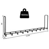 Werph 12FT Firewood Rack Outdoor,Heavy Duty Firewood Storage Rack,Outdoor Firewood Rack with Cover,Wood Rack Log Rack for Outdoor & Indoors, Black