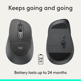 Logitech Signature Comfort Plus M850 L Wireless Mouse Bluetooth - Graphite