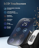 HomeCare Foot Massager with Heat & Ice Therapy, Shiatsu Deep Kneading Compression Foot Massagers for Plantar Fasciitis & Neuropathy Relief, Adjustable Intensity, FCC/CE Certified