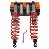 OUMURS Pair Adjustable Rear Air Shock Absorber Compatible with Polaris RZR S 800 2009-2014 Adjustable Preload, Compression Damping & Rebound Speed