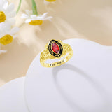Oseew 2027 High School Senior Class Ring for Women