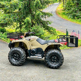ORCISH Heavy Duty ATV Rear Drop Cargo Basket, 14" W x 40" L x 12.5" H Steel Mesh Rack with Mounting Kit, Universal ATV/UTV Storage Basket for Gear, Camping, Hunting, and Outdoor Use