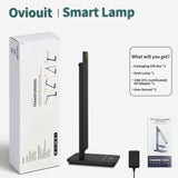 10 in 1 Smart Desk Lamp Led, Desk Light for Colleage Drom Room Office, Eye-Caring Table Lamp with Night Light, Lamp for Desk with 10W Wireless Charger, Dimmable Touch Lamp, Birthday Gifts for Women