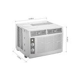 Kenmore KM5K-M 5,000 BTU Window Air Conditioner for Small Rooms up to 150 Sq. Ft. – Quiet Cooling, Easy Install, Energy Efficient AC Unit, 2 Fan Speeds, Washable Filter, Manual Controls