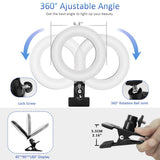 Cyezcor Video Conference Lighting Kit， Ring Light for Computer