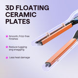Wavytalk 3/10" Small Flat Iron, Pencil Flat Iron for Short Hair, Pixie Cut and Bangs, Curling Iron for Short Hair, Mini Hair Straightener for Edges with Anti-Pinch Design, Tiny Hair Straightener