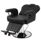 Artist hand Barber Chair for Barbershop Hydraulic Recliner Salon Chair 360 Degree Swivel with Adjustable Headrest Wide Seat Shampoo Spa Beauty Equipment for Hair Stylist