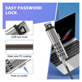 4 Digital Universal Lock USB Laptop Security Cable Lock for Computer