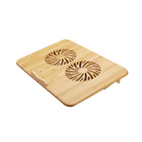 Moyeetings Laptop Cooling Pad Ergonomic Laptop Stand Holder with 2 Silent Fans Portable USB Notebook for Gaming Office Work Suitable for Home Dorm Outdo, for 17 inches