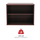 Alera ALELS593020MC 29.5 in. x 19.13 in. x 22.78 in. Open Office Low Storage Cabinet Credenza - Cherry Alera