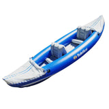 SOLSTICE Rogue 1 to 2 Person Inflatable Fishing Kayak Boat for Adults & Kids 10'6'' X 33'' | Tandem 2 Blow Up Seats & Spray Skirt | Reinforced K-80 26 Gauge PVC Material Solstice