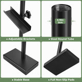 Rofio Adjustable Tabletop Easel, Picture Frame & Sign Display Stand, Black