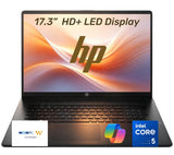 HP 17.3" Large Screen Laptop, Latest Intel Core 5 Processor, 16GB RAM, 512GB SSD, 2026 Edition, Full-Size Keyboard with Num Pad, Wi-Fi 6, Windows 11 with Copilot, Comfortable Laptop for Everyday Use