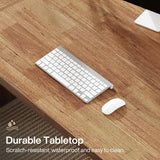 71-Inch Modern Executive Desk, Wood Office Desk, Large Aesthetic Computer Desks with Pedestal, Workstation for Home Office