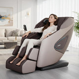 AmaMedic Osaki Haven 4D, Massage Chair Full Body, AI Health Detection, Intelligent Voice Control, Body Scan Technology, SL Track, Zero Gravity Reclining, Professional Massage Chair (Brown)