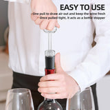 Newise Rechargeable Electric Wine Opener Gift Set: Wine Opener, Aerator, Vacuum Stoppers & Foil Cutter - Wine Lovers Gifts for Women Men, Mom