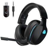 Wireless Gaming Headphones for PS5, PS4 Fortnite & Call of Duty/FPS Gamers, PC, Nintendo Switch, Bluetooth 5.3 Gaming Headset -Black Gtheos
