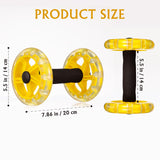 Toddmomy Ab Roller Wheel: Ab Wheel for Core Training, Exercise Abdominal Roller Hand Weights Dumbbell Fitness Exercise Device Home Gym Gear for Men/Women