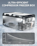 BODEGACOOLER 12 Volt Car Refrigerator, 79 Quart(75L) Portable Freezer Car Fridge Dual Zone With APP Control