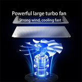 HBJWOV Laptop Cooler Silent Fan Laptop Cooling Pad Adjustable