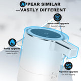 Automatic Soap Dispenser Liquid Touchless: 13.52oz/400ml Wall Mounted USB Rechargeable - 4-Level Adjustable, White