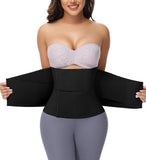 SHAPSHE Waist Trainer Belt for Women Workout Cincher Tummy Control Trimmer Corset Shapewear Segmented Postpartum Band, 2XL Black
