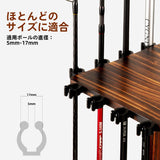 Fishing Rod Holders for Garage 360 Degree Rotating Fishing Pole Rack, Floor Stand Holds up to 16 Rods Ghosthorn