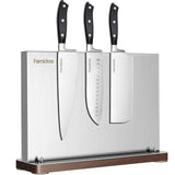 4PSC Knife Block Set With Magnetic Knife Block Holder, Ultra-Sharp Japanese Kitchen Knife Set, High-carbon Steel Chef Knife Sets With Full Tang Handle Design