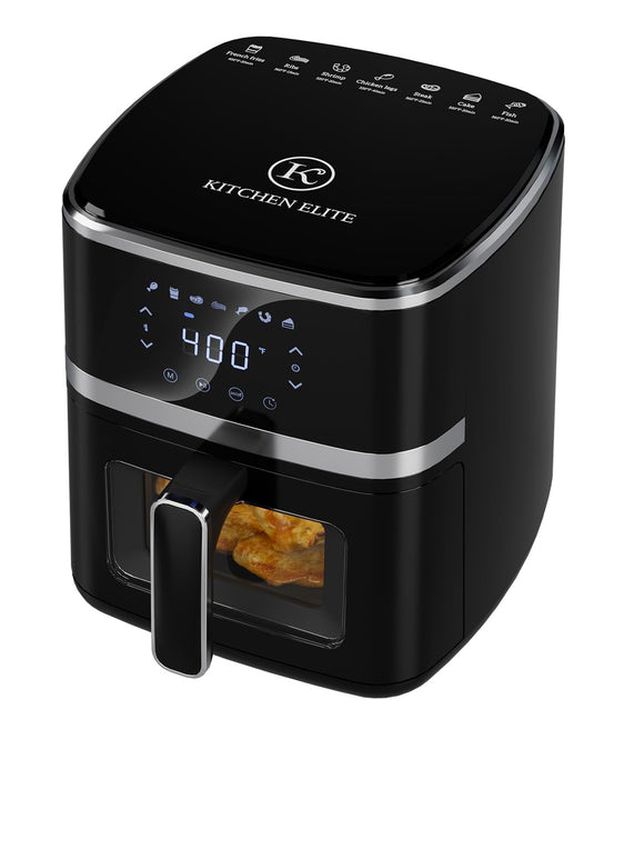 Kitchen Elite Air Fryer Oven 5.28 Qt, 7-in-1 Digital Display Compact Cooke Kitchen Elite