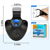 Linkstyle Fishing Bite Alarms, 4PCS Electronic Fish Bite Indicator, Fish Pole Clip On Alert Bells with Lights for Night Fishing