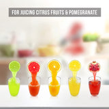 Eurolux Ultra-Premium Cast Iron Juicer | Extra-Large, Heavy Duty, Commercial Grade, Stainless Steel Manual Hand Press Citrus Squeezer For Fresh Orange Juice, Pomegranate, Lemon, and Much More (Red)