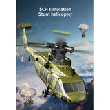 RC Helicopter, UH-60 2.4G 5CH Flybarless Brushless Scale RC Aircraft with Altitude Hold, Optical Flow Positioning & One-Key Inverted Flight for Indoor and Outdoor Play, Gift for Adult (RTF)