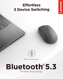 Bluetooth Silent Mouse, 3 Level DPI Adjustment, 36 Month Battery Life, Bluetooth 5.3, 3 Device Paring, Whisper Quiet