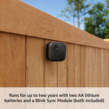 Wireless smart security camera, two-year battery life