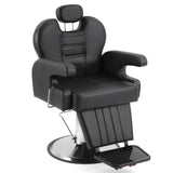 Artist hand Barber Chair for Barbershop Hydraulic Recliner Salon Chair 360 Degree Swivel with Adjustable Headrest Wide Seat Shampoo Spa Beauty Equipment for Hair Stylist